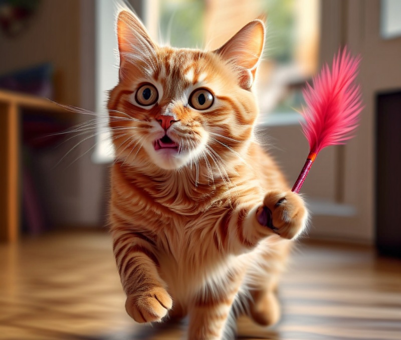 为什么猫会对逗猫棒产生如此大的兴趣？