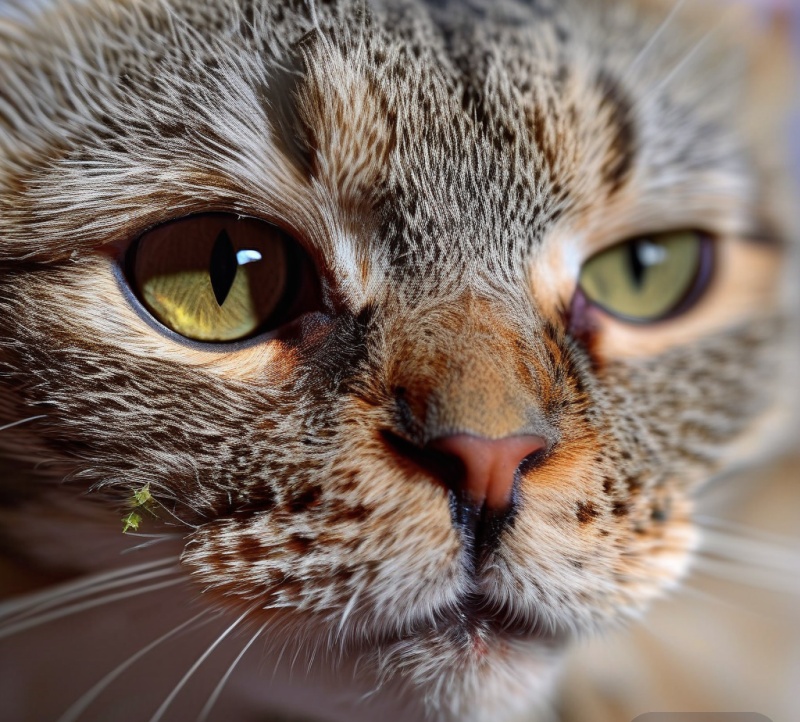 猫脸上有猫癣是什么样子？