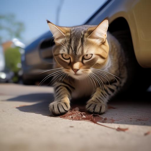 猫为什么喜欢钻车底？